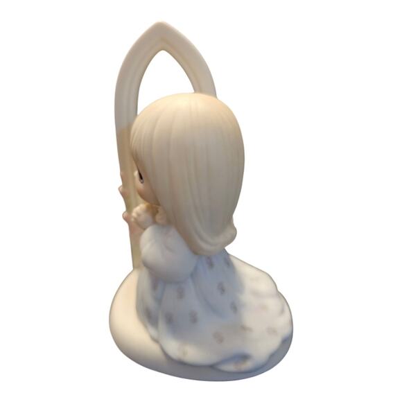 Precious Moments O Worship The Lord 1985 Ceramic Figurine 100064 - Picture 5 of 7